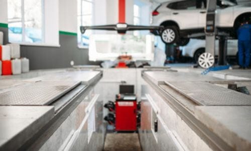 auto su ponte per controllo convergenza